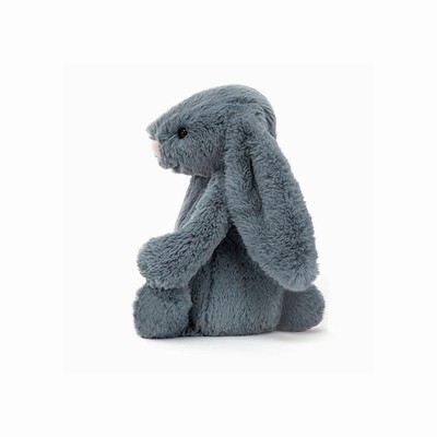 Jellycat Bashful Dusky Blue Bunnies UK | 08934XSOI